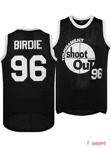 Men's Birdie #96 Basketball Jersey, Authentic Stitched Letters, S-3xl Sizes Available, Perfect for Fans & Daily Wear