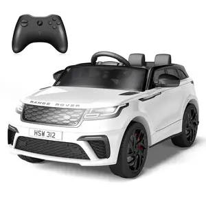 Kids Ride On Car with Remote, Licensed Land Rover Electric Car, Ride On Toys for Kids 3-8 with Mp3 Player, Rocking, Pull Rod