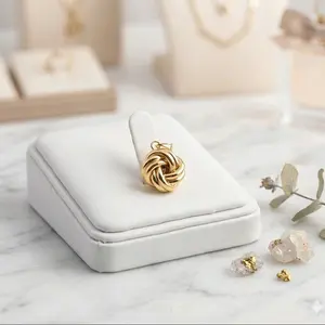 10KT Gold Love Knot Pendant