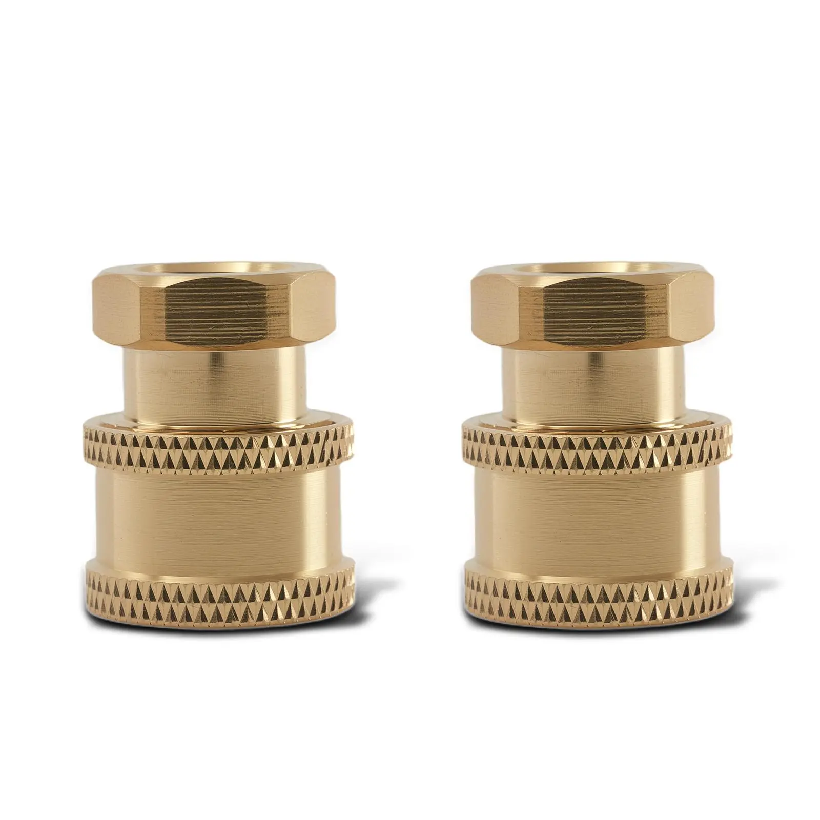1/4 Quick Connect Adapter to Female NPT Brass for Pressure Washer Pump 2PCS
