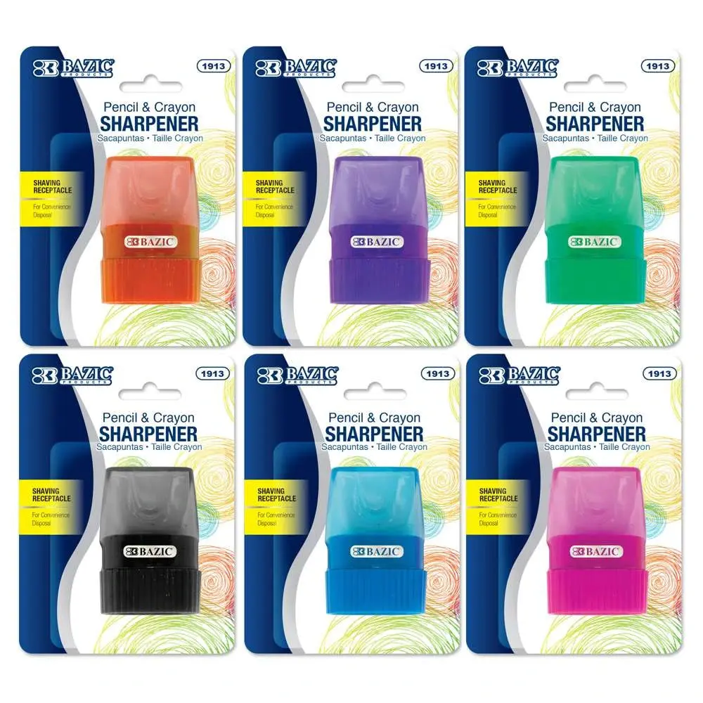 Single Blade Sharpener w Receptacle
