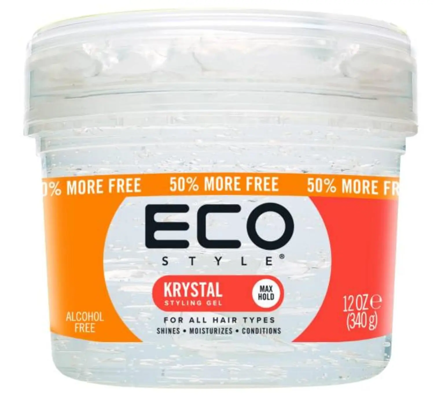 Eco- Style Professional Styling Gel, Krystal (12 oz).