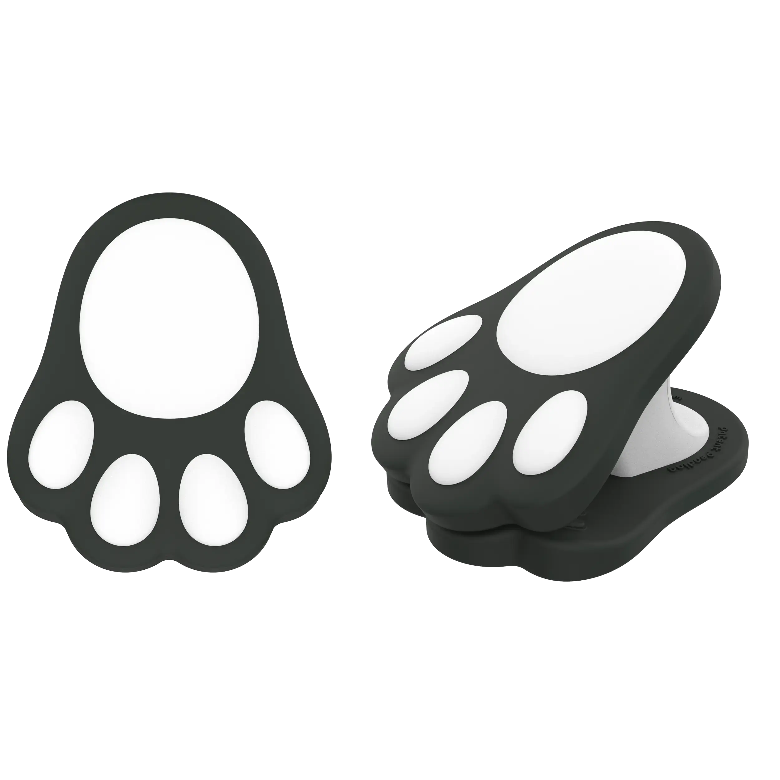 Silicone Stroller Clips, Panda Paws, 2-Pack