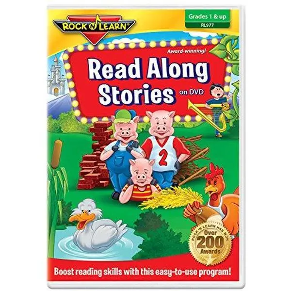 Used Soft Cover Children's Book - Rock 'N Learn Read Along Stories DVD, Learning & Storytelling Tool to Boost Reading Skills (English)