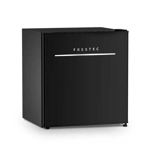 Frestec 1.7 Cu. Ft. Mini Fridge, Compact Refrigerator with Freezer, Adjustable Temperature Control, Energy-Efficient, Perfect for Dorm, Office, Home Bar, Black