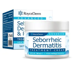 Roycederm Seborrheic Dermatitis Cream, Scalp Treatment for Psoriasis, Folliculitis, Dry Scalp, Dandruff, Anti-Itch Cream for Soothing Relief