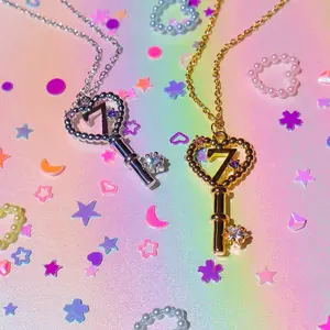 7 Heart Key Necklace