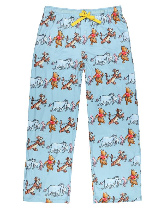 Disney Winnie The Pooh Pajama Pants Adult Tigger Piglet Eeyore Daisy Adult PJ Lounge Bottoms