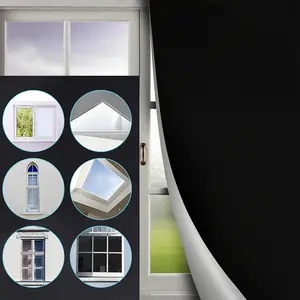 Portable Blackout Curtain, Travel Privacy Blind, Silver Color Insulation Cover, Easy Install & Remove, Suitable for Kids Room, Bedroom, Dormitory