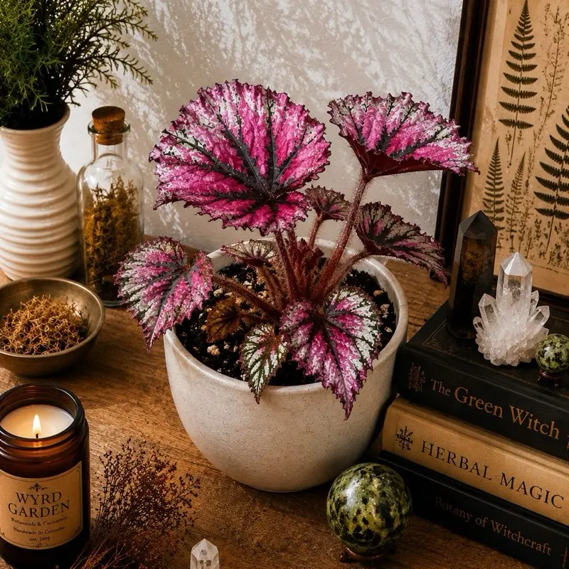 Begonia Rex Lambada | Established Starter Plant | 4” Nursery Pot