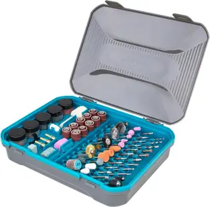 302PCS Rotary Tool Accessories Kit, 1/8-Inch Diameter Shanks Universal Fitment, Rotary Tool Bits for Cutting, Sanding, Grinding, Carving, Polishing, Drilling and Engraving