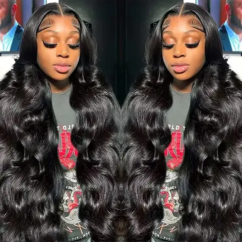 Tahikie Body Wave 13x6 Natural Color/Burgundy / Chocolate HD Lace Frontal Wigs Human Hair Wig Pre Plucked With Baby Hair For Women Wig #SummerVibes