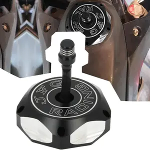 Dirt Bike Gas Fuel Tank Cap Cover With Air Vent Hose for DRZ50 70 125 400 400E LT-R450  LT-Z250 400 400Z  TE250 YZ250  TTR250 Raptor 125 250 350 660 YFZ450 ATV