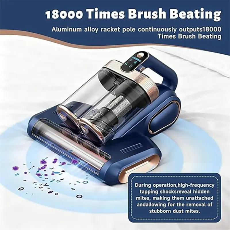 Say Goodbye to Allergens! Cordless UV-C Sanitizing Vacuum for Beds, Couches, and Nursery