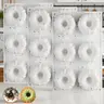 Non-Stick BPA-Free Reusable Silicone Mini Bundt Cake Pans - 3-Pack 6-Cavity Fluted Tube Baking Bakeware, Bakery Molds for Freeze & Bake Small Cakes, Desserts, Birthday Ideas, 6 Mini Cups at Once Batches Prep, Oven-Safe,spats