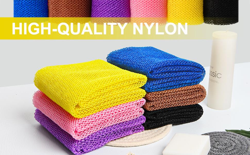 African Net Sponge African Exfoliating Net African Bath Sponge African Scrubbing Long Net Rag African Wash Net Shower Body Scrubber