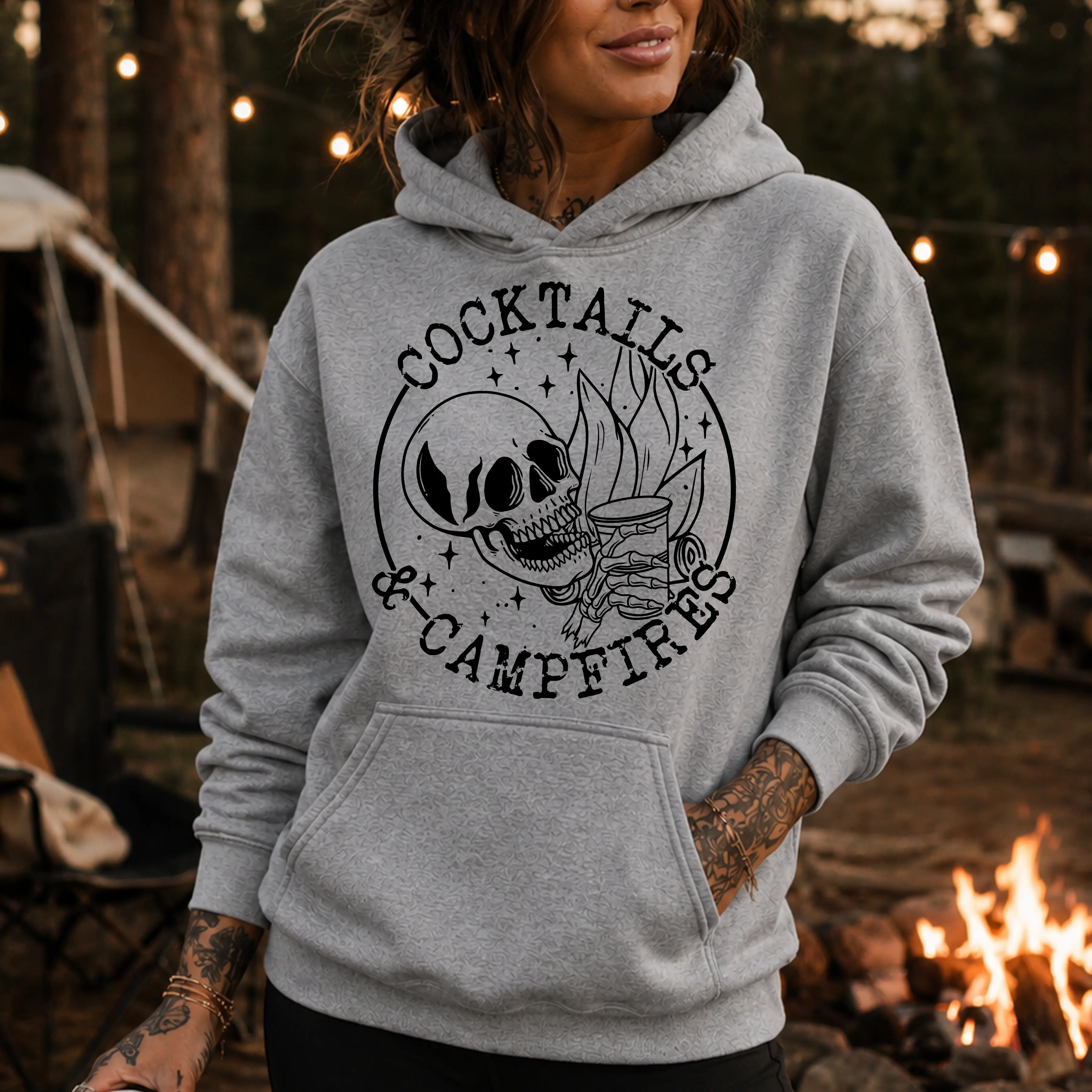 Cocktail And Campfires Hoodie