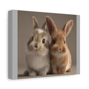 Canvas Print Baby Bunnies