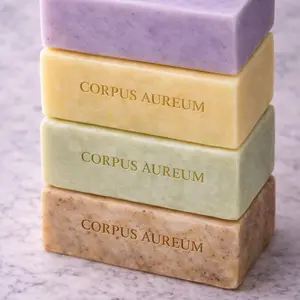 Corpus Aureum Luxury Soap Collection – 4 Handmade Botanical Bars