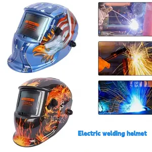 Auto Darkening Welding Helmet, Blue Light Blocking, 1/1/1/1 True Color Solar Powered Welding Hood with 2 Arc Sensors, Wide Shade 3.5/9-13 Welder Mask for TIG MIG ARC and Grind