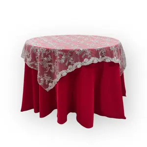 Elegant Damask Lace Overlay with Sequins for Events & Party's Soft Sheer Fabric Embroidery Apparel Craft Project" Multiple Sizes