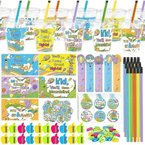 30 Set/180 PCS Oh The Places You' ll Go Graduation Stationery Set Oh The Places You' ll Go Gifts with Cards Pencils Stickers Ruler Sharpener Cup for Kindergarten Preschool Graduation Exchange Gift
