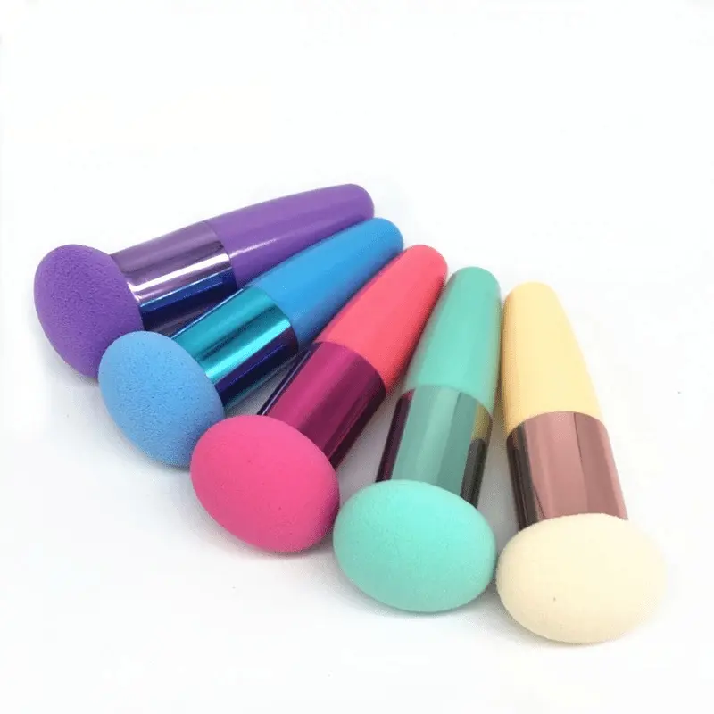 Beauty Blender Mushroom Stick 1pc Foundation Makeup Sponge With Handle - Cosmetics Makeup
