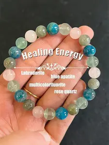 Healing Energy Crystal Stone Bracelet, Fashionable and Versatile Design Suitable for Wearing At Any Time, Gift for Friends, Beads Bracelets