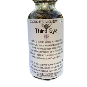 Third Eye Enchanted  Oil- Third Eye Opener, Third Eye Anointing, Increased Psychic Ability
