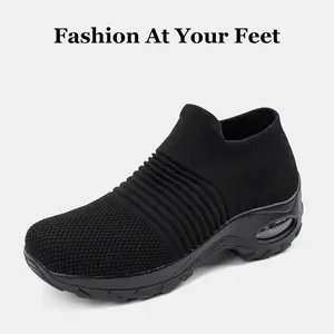 Womens Air Cushion Sneakers - Like Walking on Clouds Lightweight & Breathable Mesh for Running, Gym, All-Day Wear.DH.1839