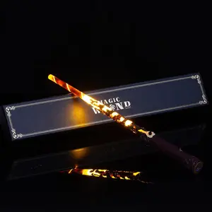 Luminous wand, light controlled wand, magic props, children's witch series, magician role-playing accessories and gift boxes, Halloween and Christmas gifts