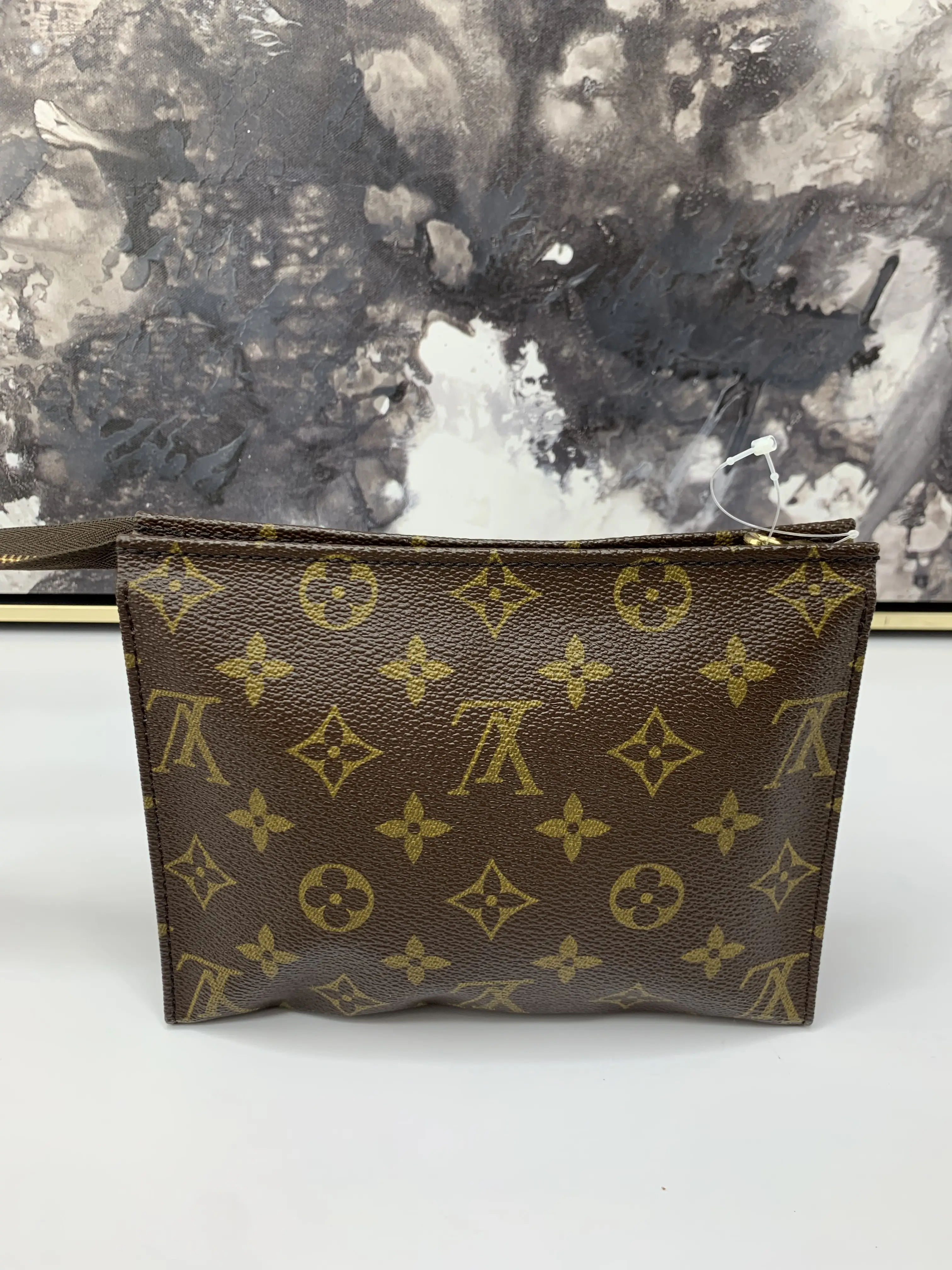 Pre-owned Louis Vuitton canvas Small Leather Goods Toiletry 19