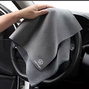 Car Wash Towel Volkswagen Vw Golf Passat Polo ID.345 Tdi Caddy, Absorbent Cleaning Care Maintenance Cloth, Car Detailing Supplies
