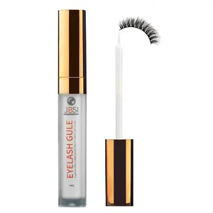 Waterproof False Eyelash Glue 5ML, Strong Hold Transparent Lash Extension Adhesive, Non-Latex Low Allergy, Suitable for Sensitive Eyes DIY Makeup