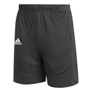 adidas Mens Knit Athletic Shorts Training Casual Bottoms Casual Moisture Wicking - Black