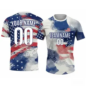 Personalized America Soccer Team Jersey for Men and Kids – Customized American Soccer Jersey with USA Flag Design, Custom Name & Number Patriotic Football Shirt, Breathable Athletic Fit Mens Uniform for Game Day and Training # TikTokMadeMeBuyIt # USASocce