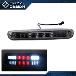 CROSSDESIGN LED White Red 3rd Brake Light Fit For 07-13 CHEVY SILVERADO GMC SIERRA 1500