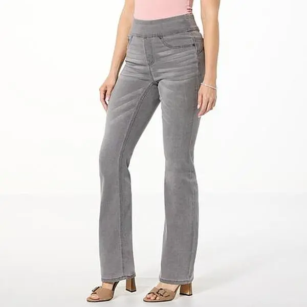 DG2 by Diane Gilman Virtual Stretch Denim Comfort Waist Bootcut Jean
