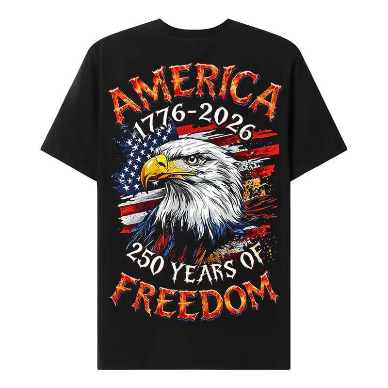 Chaosmoda Generation X America 250 Years Of Freedom Custom Year Skull T-shirt