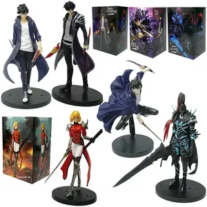 In Stock Solos Levelings (Anime Version) Figure -Sung Jinwoo Action Figure 21cm PVC Collect Figures Model Toy New Year gift ﻿