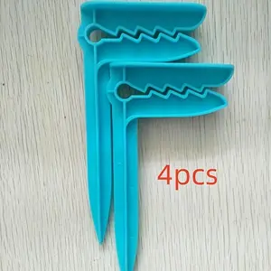 4pcs Beach Towel Picnic Mat Clip, Camping Mat Tent Clip, Plastic Towel Clip