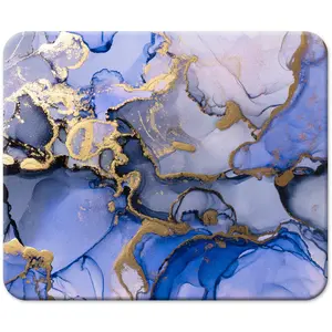 Marble Mouse Pad, Marble Style Mouse Pads for Office Laptop, Anti-Slip Rubber Mouse Mat for Wireless Mouse PC Working, Marble Gaming Mousepad