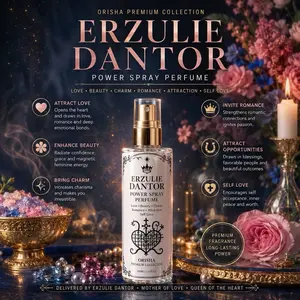 Orisha Érzulie Dantor Power Godluck Spray Perfume - Attract Wealth, Bring Good Luck, Boost Confidence, Protect Energy, Premium Fragrance