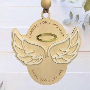 Carried for a moment, loved for a lifetime ornament | Miscarriage and pregnancy loss keepsake | Memorial Ornament