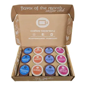 Coffee Beanery Coffee Variety Sample Pack - 100% Specialty Arabica Coffee - 12X Pods or 6X Ground Coffee Bags