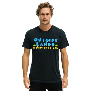 OUTSIDE LANDS 2024 UNISEX CREW TEE - CHARCOAL