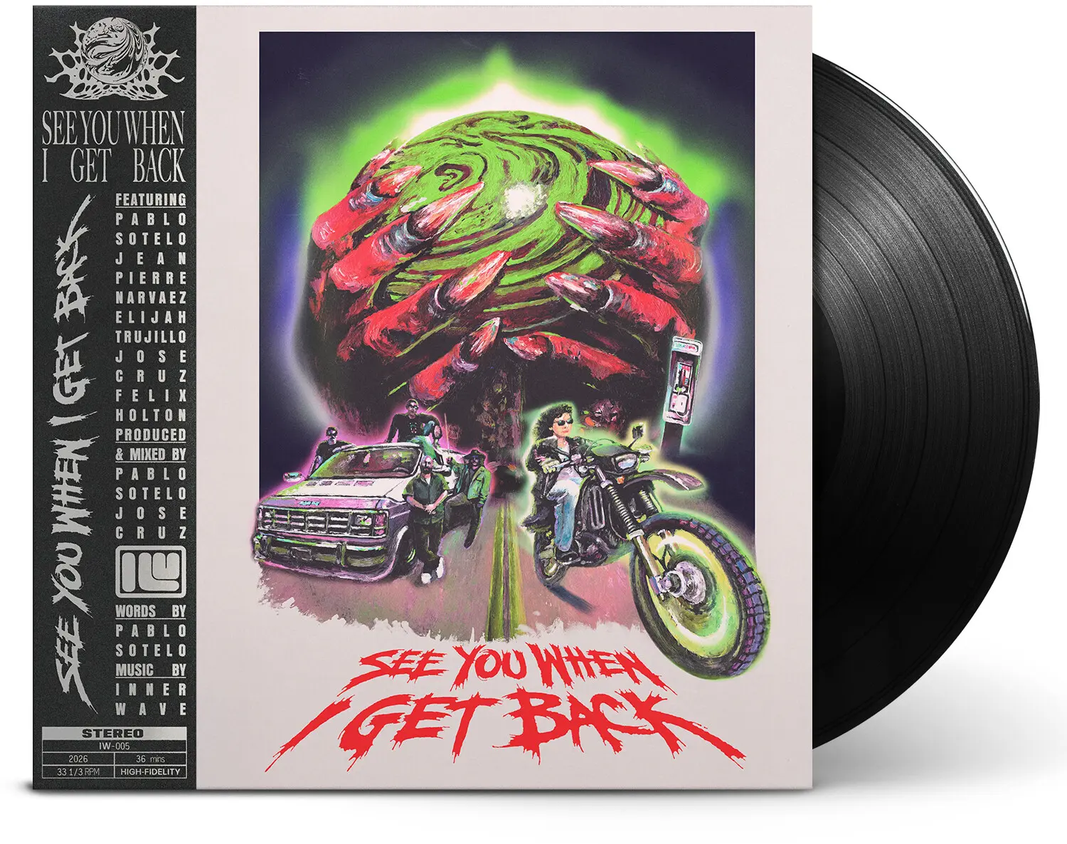 Inner Wave - See You when I Get Back  [VINYL RECORD - LP] 140 Gram Vinyl