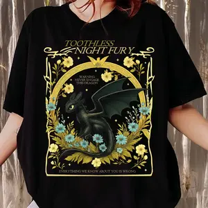 Retro ToothIess HTTYD Dragon Unisex Tshirt Sweatshirt Hoodie