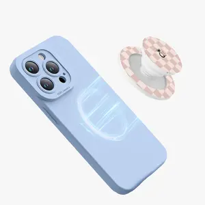 Glass Ceiling Magnetic Pop Socket - Compatible with Glass Ceiling, Ideal for Home Decor Phone Stand Grip Smartphone