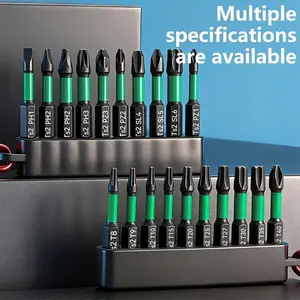 Drill Screwdriver Bit Set, 10pcs S2 Steel Drill Bit Set, Magnetic Tips for Impact Driver with PH, PZ & Star Head Tips, 1/4" Hex Shank for Power Tool, Home Projects &
